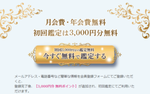 電話占いニーケ 初回登録特典 3,000円分ポイント